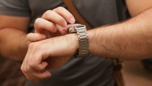 huawei-watch-classic bracelet en métal
