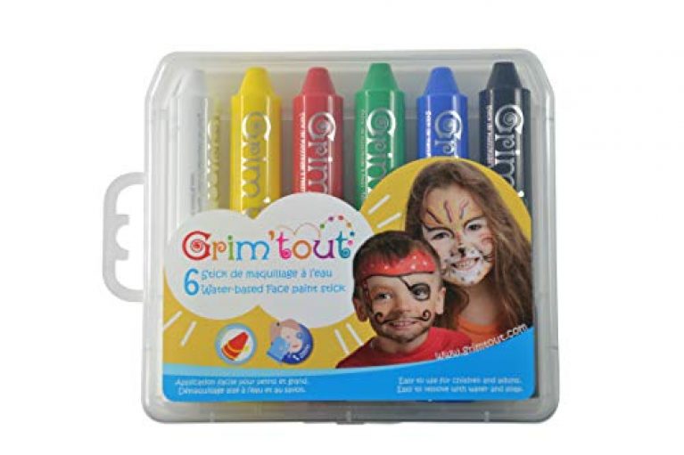GRIM'TOUT- 6 Sticks de Maquillage à l'eau pour enfant - GT41884