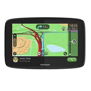 TomTom GPS Voiture GO Essential, 6 Pouces, Info Trafic, Essai des Alertes de Zones de Danger, Cartes UE, Mise à jour via WiFi, Appels mains-libres, Fixation Magnétique Alimentée